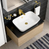 Смеситель для раковины Vitra Minimax Square A4372425EXP цвет Брашированное золото