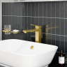 Смеситель для раковины Vitra Minimax Square A4372425EXP цвет Брашированное золото