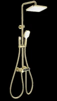 Душевая система Wonzon & Woghand Muse WW-B3112-BG с термостатом цвет Брашированное золото