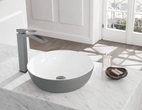 Смеситель для раковины Rose R15T R1511T Оружейная сталь латунь
