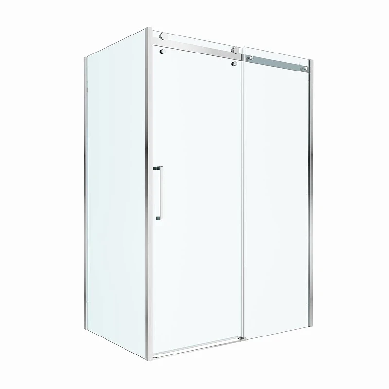 Душевой уголок BelBagno Marino 2 140x100 MARINO-2-AH-1-140/100-C-Cr профиль Хром стекло прозрачное