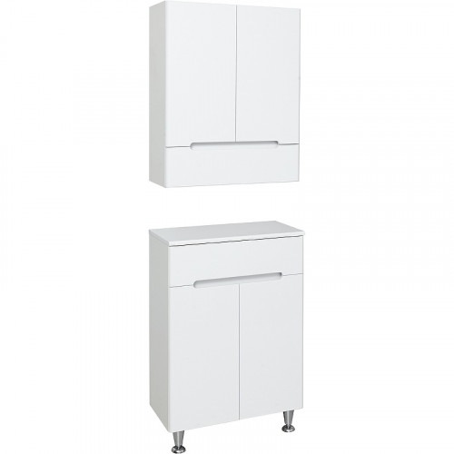 Подвесной шкаф Runo Парма 50 00-00001052 Белый МДФ / ЛДСП