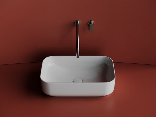 Раковина-чаша Ceramicanova Element 51 CN5043 Белая фарфор накладная