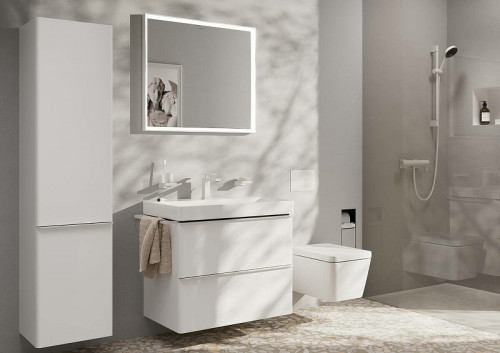 Смеситель для раковины Hansgrohe Tecturis E 73010700 Белый матовый латунь