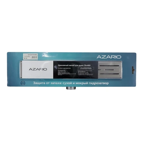 Душевой лоток Azario AZT2FT01400 с решеткой цвет Нержавеющая сталь