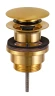 Донный клапан Remer 905CCR114BG click-clack цвет Золото брашированное