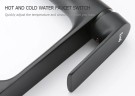 Смеситель для раковины Frap H71-6 F1071-26 Черный матовый латунь