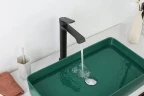 Смеситель для раковины Frap H71-6 F1071-26 Черный матовый латунь