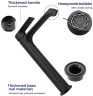 Смеситель для раковины Frap H71-6 F1071-26 Черный матовый латунь