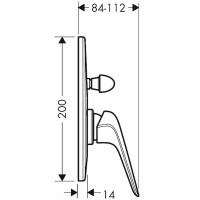 Смеситель для душа Hansgrohe Novus 71047000