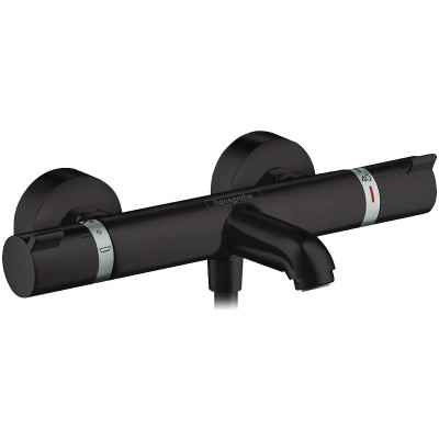 Смеситель для ванны Hansgrohe Ecostat Comfort 13114670 с термостатом Черный матовый латунь на стену