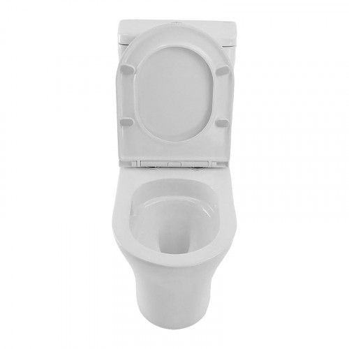 Унитаз компакт Azario Amadeo AZ-2801-S цвет Белый с бачком и сиденьем Микролифт