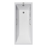 Чугунная ванна Vinsent Veron Square 170x75 VSQ1707545H/VH0012GM цвет Белый с квадратными ручками оружейная сталь