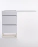 Тумба с раковиной Orange Sistema 110 L ST-110TUW+RAL Белая глянцевая МДФ / ЛДСП