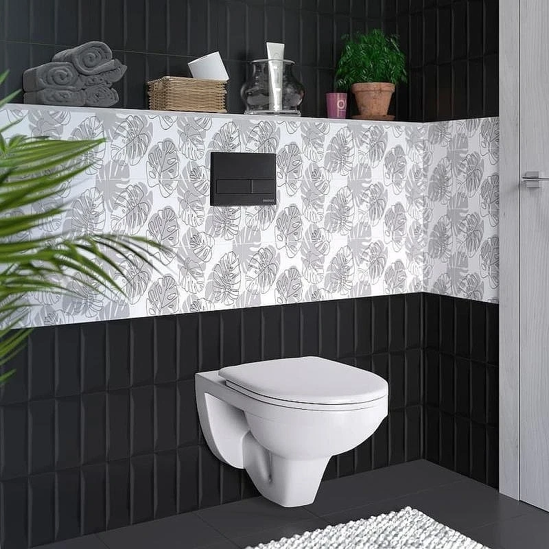Комплект унитаза Berges Gamma 081105 с инсталляцией Grohe Rapid SL 38811KF0 с сиденьем Микролифт и Черной матовой клавишей смыва