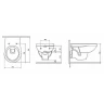 Комплект унитаза Berges Gamma 081105 с инсталляцией Grohe Rapid SL 38811KF0 с сиденьем Микролифт и Черной матовой клавишей смыва