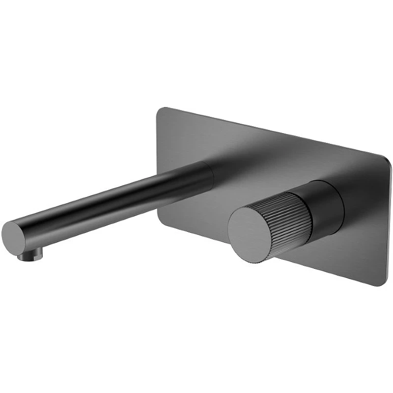 Смеситель для раковины Boheme Stick 125-GM.3 Оружейная сталь