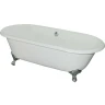 Чугунная ванна Elegansa Gretta 170x75 ножки Хром
