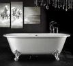 Чугунная ванна Elegansa Gretta 170x75 ножки Хром