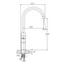 Смеситель для кухни Haiba HB70577 Хром