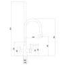 Смеситель для кухни Fmark FS1062-C07 цвет Золото матовое