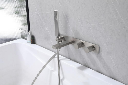 Смеситель для ванны Abber Rund AF8730SP цвет Сатин