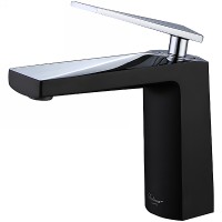 Смеситель для раковины Boheme Venturo 371-b Черный Хром латунь