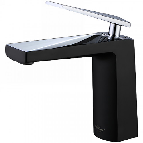 Смеситель для раковины Boheme Venturo 371-b Черный Хром латунь