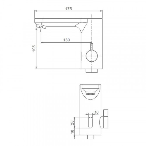 Смеситель для раковины Raglo R50.17 цвет Хром
