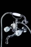 Смеситель для ванны Boheme Crystal 273-CRST Хром латунь на стену