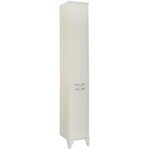 Шкаф пенал Aquaton Леон 31 Н 1A187903LBPS0 Дуб белый МДФ / ЛДСП
