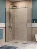 Душевой уголок BelBagno Soft Close-2 150x90 SOFT_CLOSE-2-AH-1-150/90-C-GM профиль Оружейная сталь стекло прозрачное
