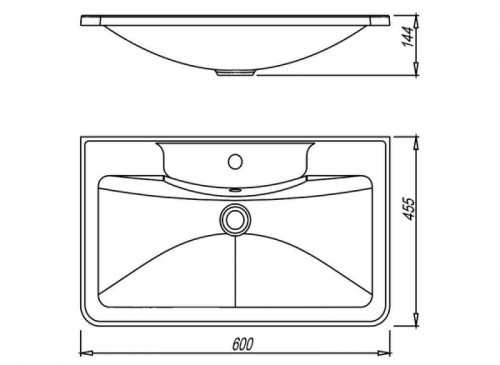 Раковина Florentina Аллегро 60 10.020.00600.201 цвет Жасмин