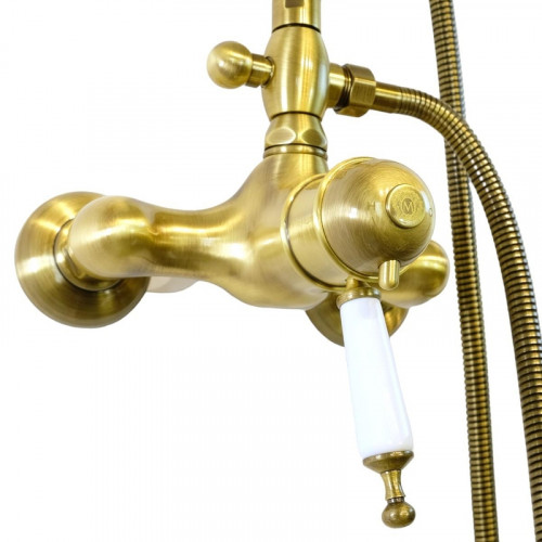 Душевая система Migliore Oxford 31863 с термостатом цвет Бронза