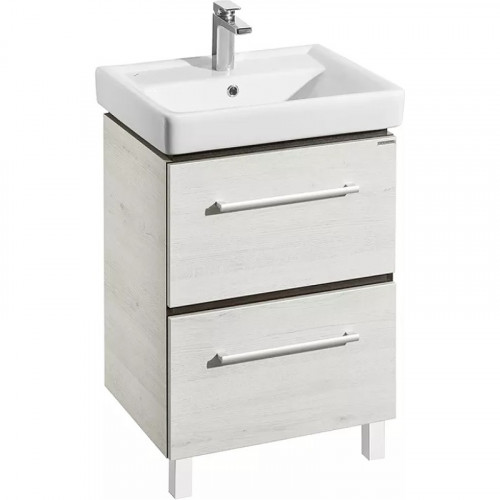 Тумба под раковину Aquaton Ронда 60 1A205001RSC20 Дуб сомерсет Венге МДФ / ЛДСП