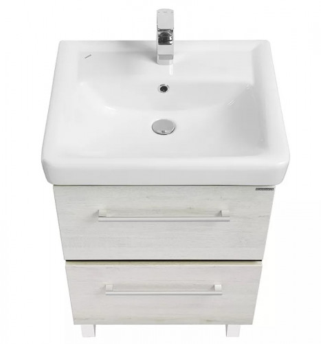 Тумба под раковину Aquaton Ронда 60 1A205001RSC20 Дуб сомерсет Венге МДФ / ЛДСП