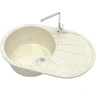 Кухонная мойка Bergg Z110 B110Q002 Бежевая