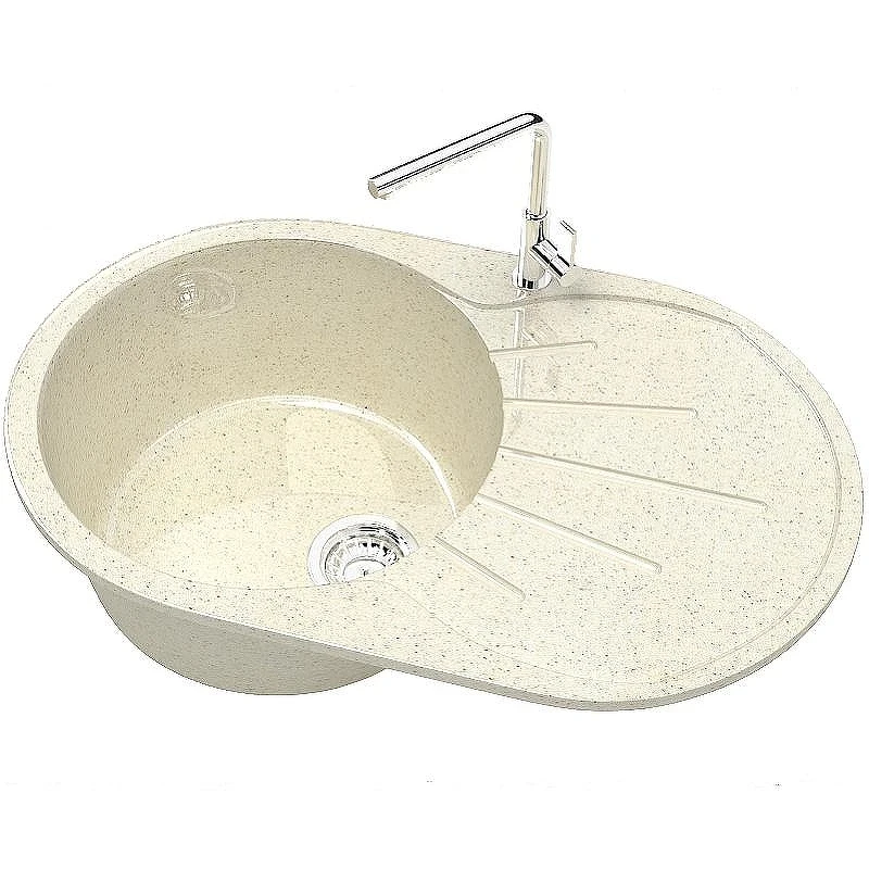 Кухонная мойка Bergg Z110 B110Q002 Бежевая
