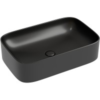 Раковина-чаша Ceramicanova Element 61 CN6053MB Черная матовая фарфор накладная