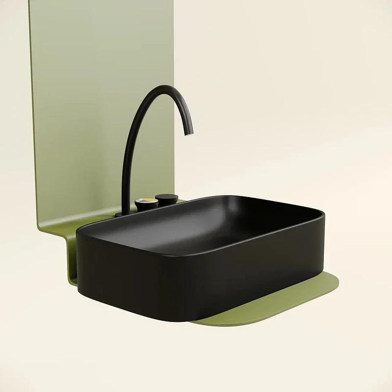 Раковина-чаша Ceramicanova Element 61 CN6053MB Черная матовая фарфор накладная