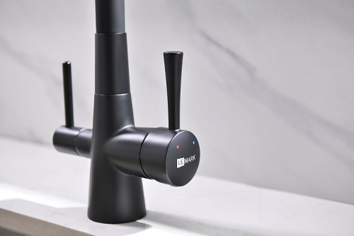 Смеситель для кухни Lemark Comfort LM3075BL Черный латунь