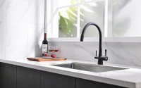 Смеситель для кухни Lemark Comfort LM3075BL Черный латунь