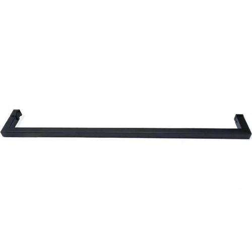 Душевой уголок Abber Schwarzer Diamant 180x75 AG30180BH-S75B-S75B профиль Черный стекло прозрачное