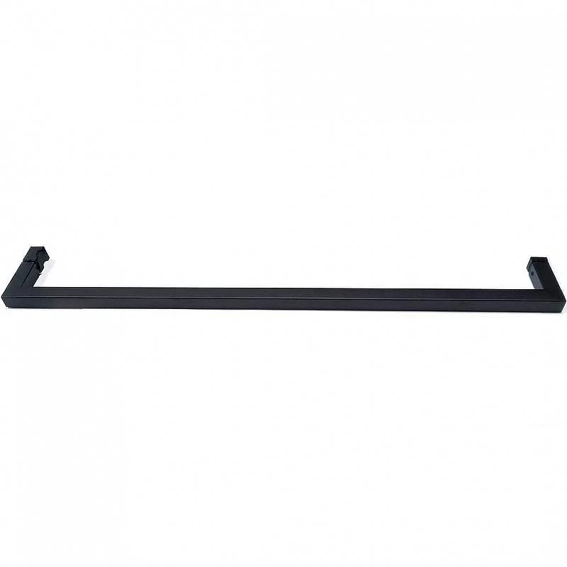 Душевой уголок Abber Schwarzer Diamant 180x75 AG30180BH-S75B-S75B профиль Черный стекло прозрачное