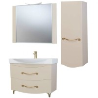 Тумба под раковину Bellezza Сесилия 105 4639718110457 Капучино МДФ / ЛДСП