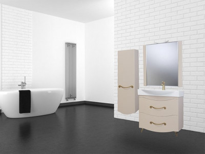 Тумба под раковину Bellezza Сесилия 105 4639718110457 Капучино МДФ / ЛДСП