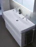 Тумба под раковину Geberit Smyle Square 120 500.355.00.1 подвесная Белая МДФ / ЛДСП