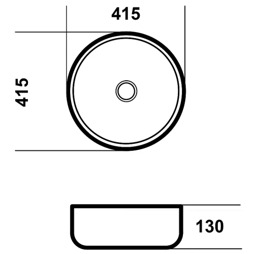 Раковина-чаша Grossman Style 41 GR-3032 Белая