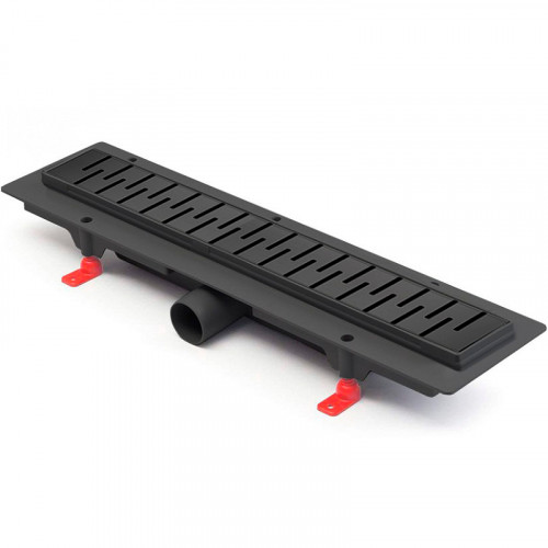 Душевой лоток Paini Medium 550 CH550MC с решеткой Черный матовый