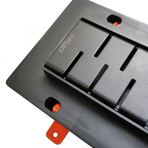 Душевой лоток Paini Medium 550 CH550MC с решеткой Черный матовый